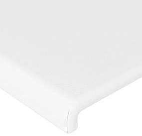vidaXL Κεφαλάρια Κρεβατιού 2 τεμ. Λευκό 90x5x78/88 εκ.Συνθετικό Δέρμα