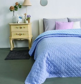 Κουβερλί 2 Όψεων Microfiber Υπέρδιπλο 220x240εκ. Molly Blue SB HOME