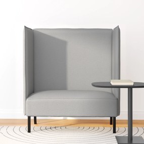 vidaXL Καναπές Υψηλής Πλάτης Γκρι Νέφους 109x56x121 εκ Υφάσματα