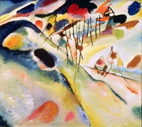 Wassily Kandinsky - Εκτύπωση έργου τέχνης Landscape, 1913, (40 x 35 cm)
