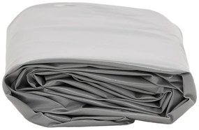 vidaXL Μουσαμάς Γκρι 5 x 8 μ. 650 γρ./μ²