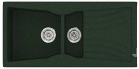 Sanitec Classic 329 Granite Green Ένθετος Νεροχύτης