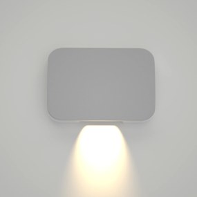 Φωτιστικό τοίχου Silver LED 1W 3000K Outdoor Wall Lamp Grey D:5cmx7cm (80202430) - 80202430 - 1.5W - 20W - 80202430