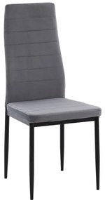 ΚΑΡΕΚΛΑ ΜΕΤΑΛΛΙΚΗ LADY HM0037.31 ΓΚΡΙ ΒΕΛΟΥΔΟ ME ΜΕΤΑΛΛΙΚΟ ΣΚΕΛΕΤΟ K/D