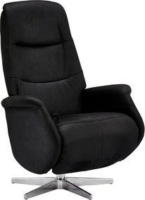 Delta Recliner Black Fabric