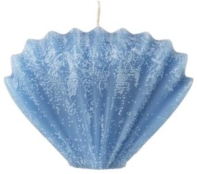 Seashell Διακοσμητικό Κερί Μπλε, W15XL6XH10CM Broste Copenhagen