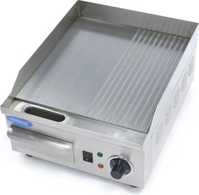 Griddle - Half Grooved - 36cm - incl Drip Tray
