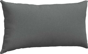 vidaXL Μαξιλάρι Καναπέ 2 pcs Σκούρο Γκρι 80 x 40 cm ύφασμα