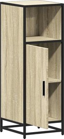 vidaXL Ντουλάπι Μπάνιου Sonoma Δρυς 35x37,5x100 εκ. από Τεχνητό Ξύλο