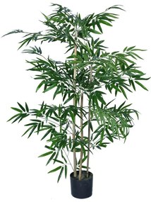 Τεχνητό Δέντρο Bamboo 316-000018 130cm Green Inart Πολυπροπυλένιο
