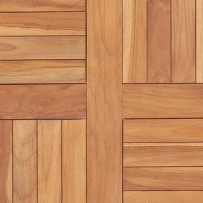 vidaXL Επιφάνεια Τραπεζιού 60 x 60 x 2,5 εκ. Μασίφ Ξύλο Teak