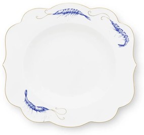 Πιάτο Σούπας Πορσελάνινο 51001256 Royal Yerseke 23,5cm White-Blue Pip Studio Porcelain