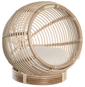 Κρεβάτι για Κατοικίδια DKD Home Decor 55 x 50 x 55 cm Φυσικό ρατάν