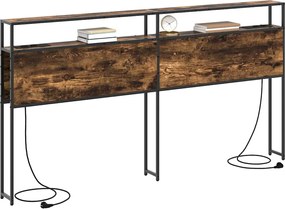 vidaXL Κεφαλάρι Αποθήκης με αποθήκευση Καπνιστή δρυς