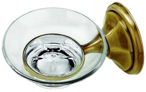 Σαπουνοθήκη Antica 34-6601 Blister Bronze Gloria Metal, Glass