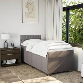 ΚΡΕΒΑΤΙ BOXSPRING ΜΕ ΣΤΡΩΜΑ TAUPE 80X200 ΕΚ. ΥΦΑΣΜΑΤΙΝΟ 3286906