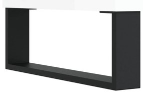 Έπιπλο Τηλεόρασης Γυαλ. Λευκό 103,5 x 30 x 50 εκ. Επεξεργ. Ξύλο - Λευκό