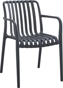 ΠΟΛΥΘΡΟΝΑ ΠΟΛΥΠΡΟΠΥΛΕΝΙΟΥ TIPPY HM5940.10 ΣΚΟΥΡΟ ΓΚΡΙ 55x55x81Υεκ.