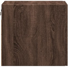 vidaXL Ντουλάπι Τοίχου Καφέ Δρυς 30x42,5x40 εκ. Επεξεργασμένο Ξύλο