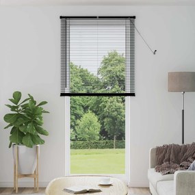 vidaXL Βενετσιάνικη Σκίαση Μαύρο 213 x 100 εκ 25 mm PVC