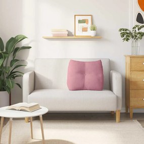 vidaXL Μαξιλάρι Πλάτης Ροζ 60 x 24 x 50 εκ Βελούδο