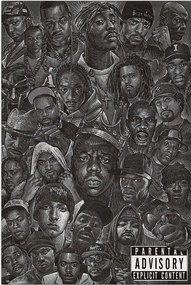 Αφίσα Hip Hop - All Stars, (61 x 91.5 cm)