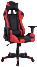 ΠΟΛΥΘΡΟΝΑ GAMING FB91137.01 ΜΑΥΡΗ KOKKINH 68Χ67Χ130 ΕΚ 0520824