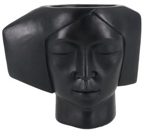 Κασπώ Viso 2 025435 18,5x8,5xH16cm Black Πολυρεσίνη