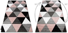 Χαλί ALTER Rino Τρίγωνα ροζ
