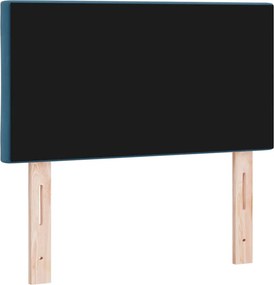 vidaXL Κεφαλάρι Σκούρο Μπλε 80 cm Βελούδο