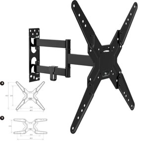 Osio OSM-7836 Βάση τηλεόρασης 17″ – 47″ VESA 400 x 400-18589-7836