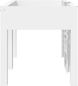 vidaXL Κρεβάτι Κουκέτα για Παιδιά Λευκό 100 x 200 cm