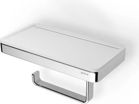 Frame Chrome White Matt 8824-300 - Χαρτοθήκη με εταζέρα