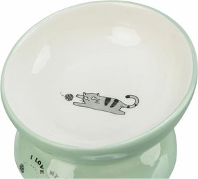 Ταΐστρα σκύλων Trixie Λευκό Πράσινο Ø 13 cm 150 ml