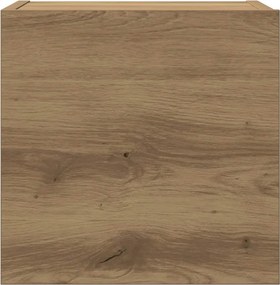 vidaXL 8 τεμαχίων σετ επίτοιχου ντουλαπιού τηλεόρασης Artisan Oak