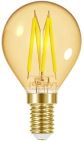 Λαμπτήρας Led Filament Amber Dimmable P45  E14 Μπαλάκι 4,8w 2000K 300lm Ø45xH78mm Enjoy EL825904