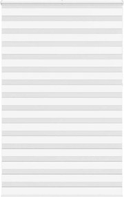 vidaXL Ζέβρα τυφλή Λευκό Πλάτος υφάσματος 145,9 εκ. Πολυεστέρας