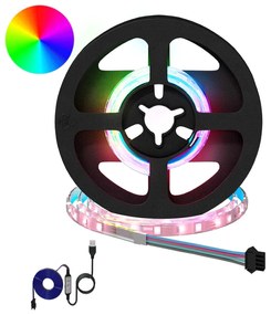 vidaXL Λωρίδα LED 2 pcs Μαύρο και Διαφανές 250 mm Χαλκός και Πλαστικό