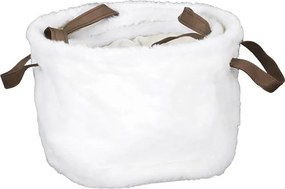 ΨΆΘΙΝΑ &amp; ΥΦΑΣΜΆΤΙΝΑ ΚΑΛΆΘΙΑ FUR EFFECT BASKET WITH X3 GRIP RG9332