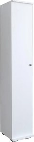 Ντουλάπι-στήλη Juan λευκό 30x35x177εκ 30x35x177 εκ.