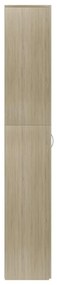 vidaXL Ντουλάπα Γραφείου Sonoma Δρυς 60 x 32 x 190 εκ. από Επεξ. Ξύλο
