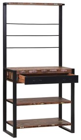 vidaXL Ράφι κουζίνας Πολύχρωμο 80 x 40 x 160 cm