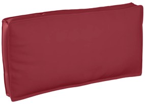 vidaXL Μαξιλάρι Πάγκου/Πλάτης Μπορντό 120 x 60 x 12 εκ. Υφάσμα Οξφόρδης