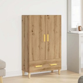 vidaXL Ντουλάπα τεχνίτης Δρυς 70 x 31 x 115 εκ. από Επεξεργασμένο Ξύλο
