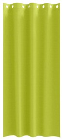 vidaXL Κουρτίνες με κουρτίνες 2 pcs Λαχανί 225x140εκ. Πολυεστέρας