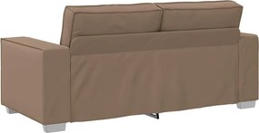 vidaXL Διθέσιος καναπές Καπουτσίνο 180 cm Τεχνητό Δέρμα