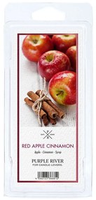 Αρωματική Μπάρα Wax Melt Red Apple Cinnamon A1477 50gr Multi Purple River Κερί Σόγιας