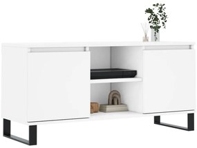 vidaXL Έπιπλο Τηλεόρασης Λευκό 104 x 35 x 50 εκ. από Επεξεργ. Ξύλο