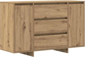 vidaXL Πλαϊνό γραφείο Artisan Oak 120 x 41 x 75 εκ. Επεξεργασμένο ξύλο