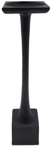Κηροπήγιο Larsen 029001 9x9x42cm Black Αλουμίνιο